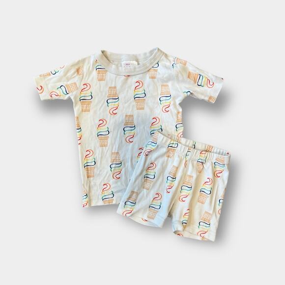 Hanna Andersson Ice Cream Pajamas 100 cm 4T - Picture 1 of 10